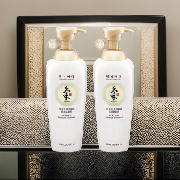 2 Pcs DAENG GI MEO RI Ki Gold Premium Treatment Hair Conditioner 500ml - Picture 1 of 14